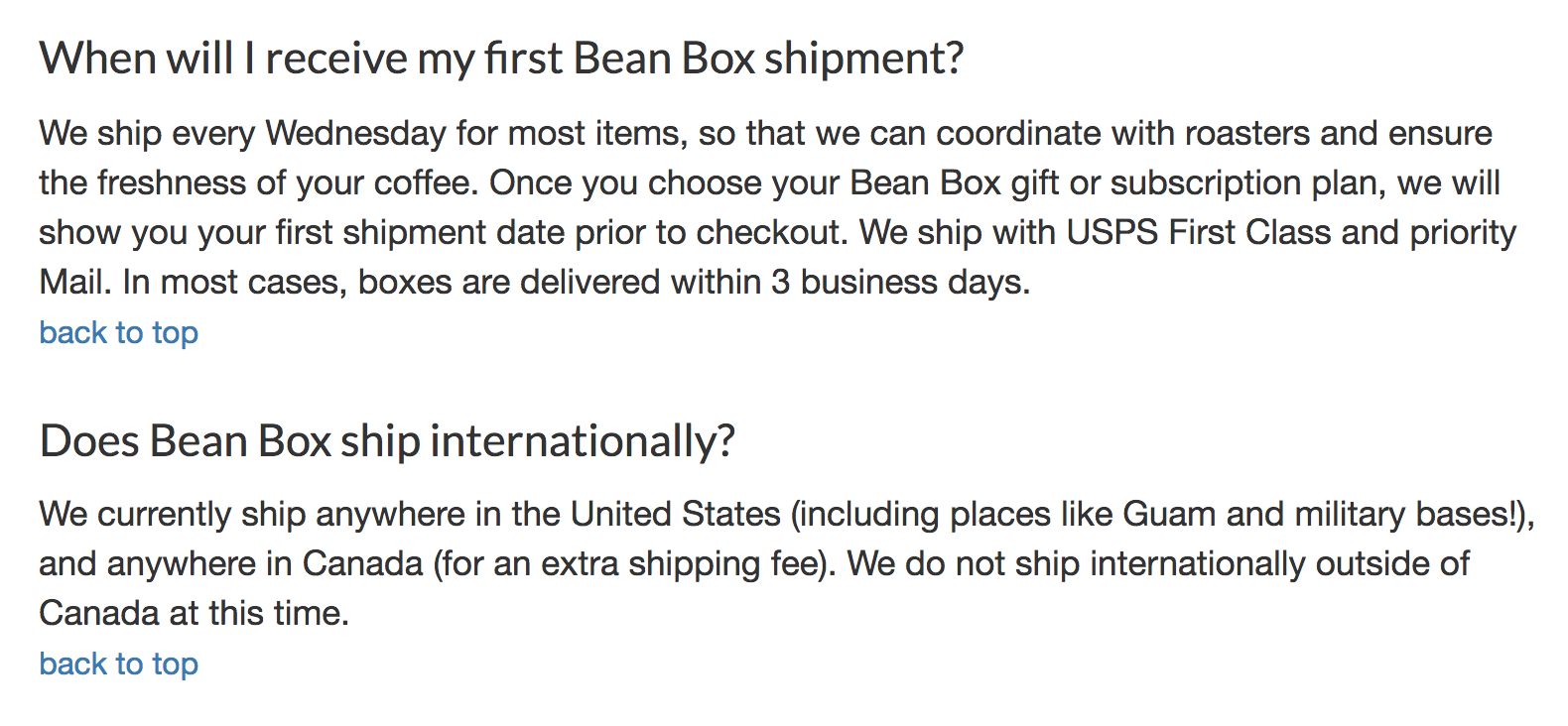 3 Shipping Policy Examples For E Commerce Businesses Shippo